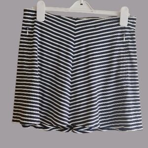 Nike Dri Fit Advantage Blue & White Striped Golf Tennis Skort